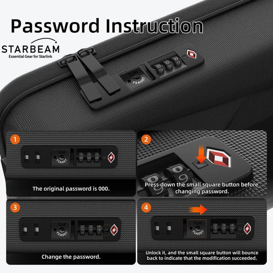 STARBEAM Starlink Mini Hard Shell Anti-theft Backpack