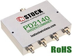 Instock Wireless PD2140 4-Way SMA Female DAS Splitter
