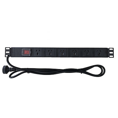 6-Way Horizontal 19-inch Rack PDU | GPDU-AU-6