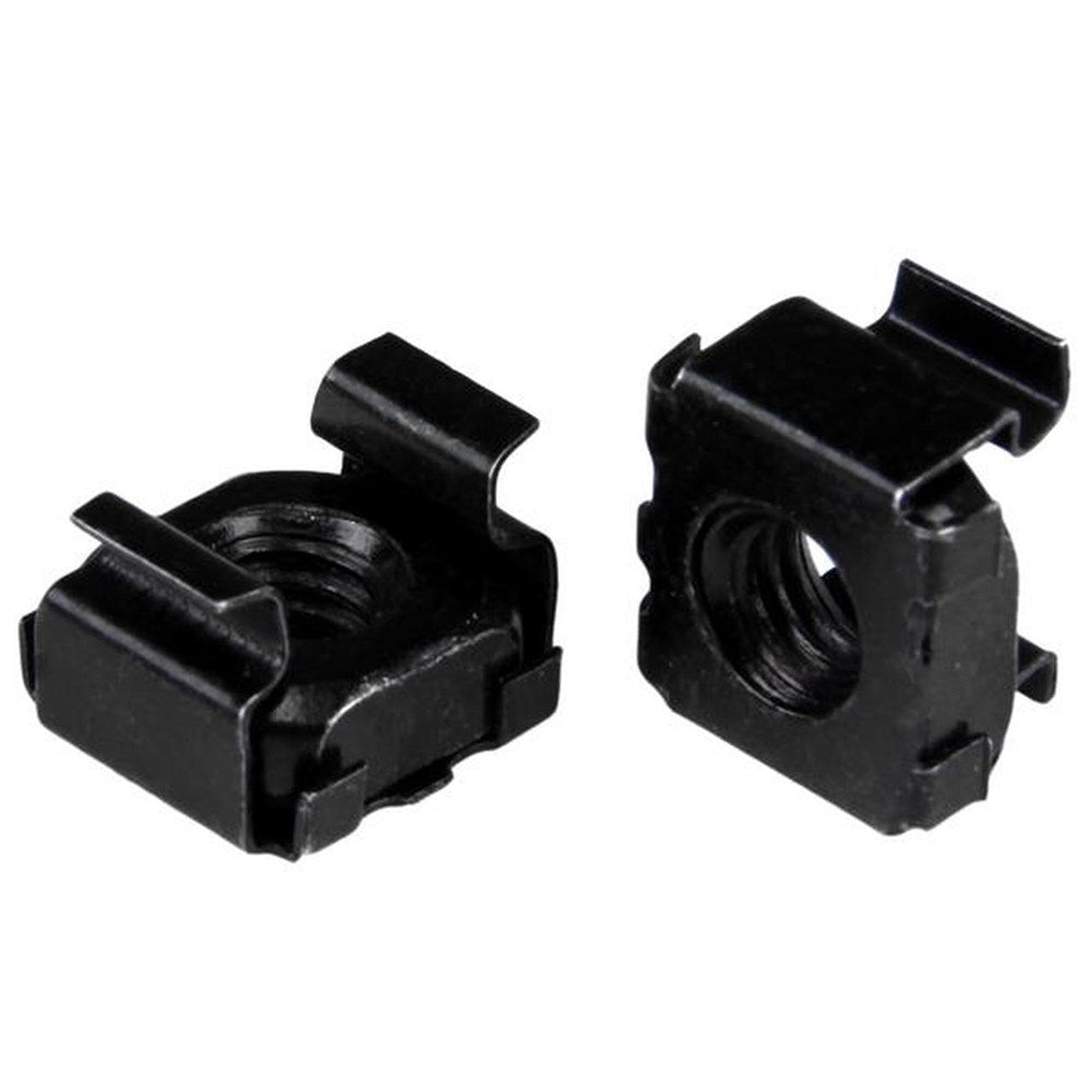 M6 Black Cabinet Cage Nuts | 40 Pack