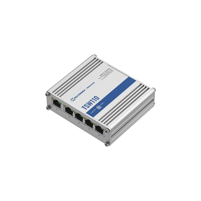 Teltonika TSW110 L2 Unmanaged Ethernet Switch