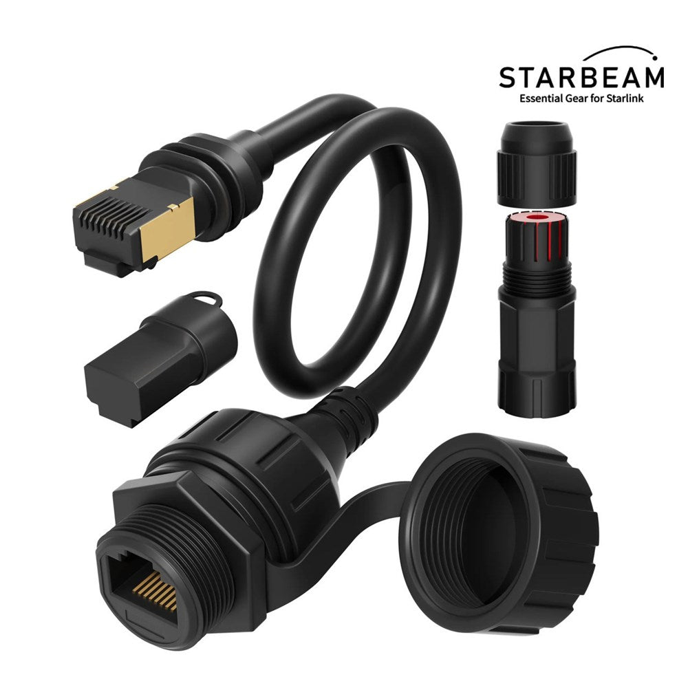 Starbeam Starlink Gen 3 Standard Waterproof Ethernet Extension Cable, 50cm