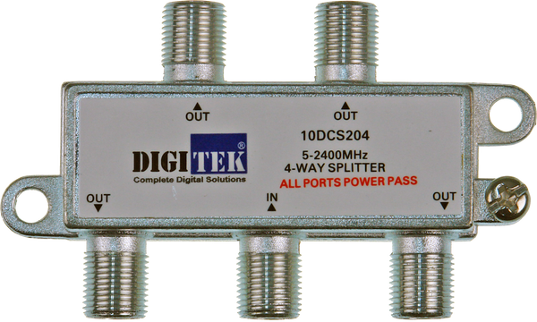 Digitek 4 Way Satellite Splitter