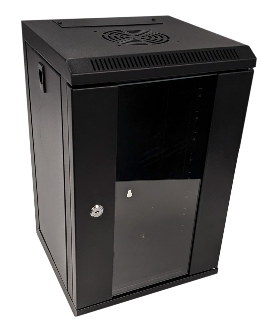 9RU Cabinet 10" Wall Mount Data Rack 350x280