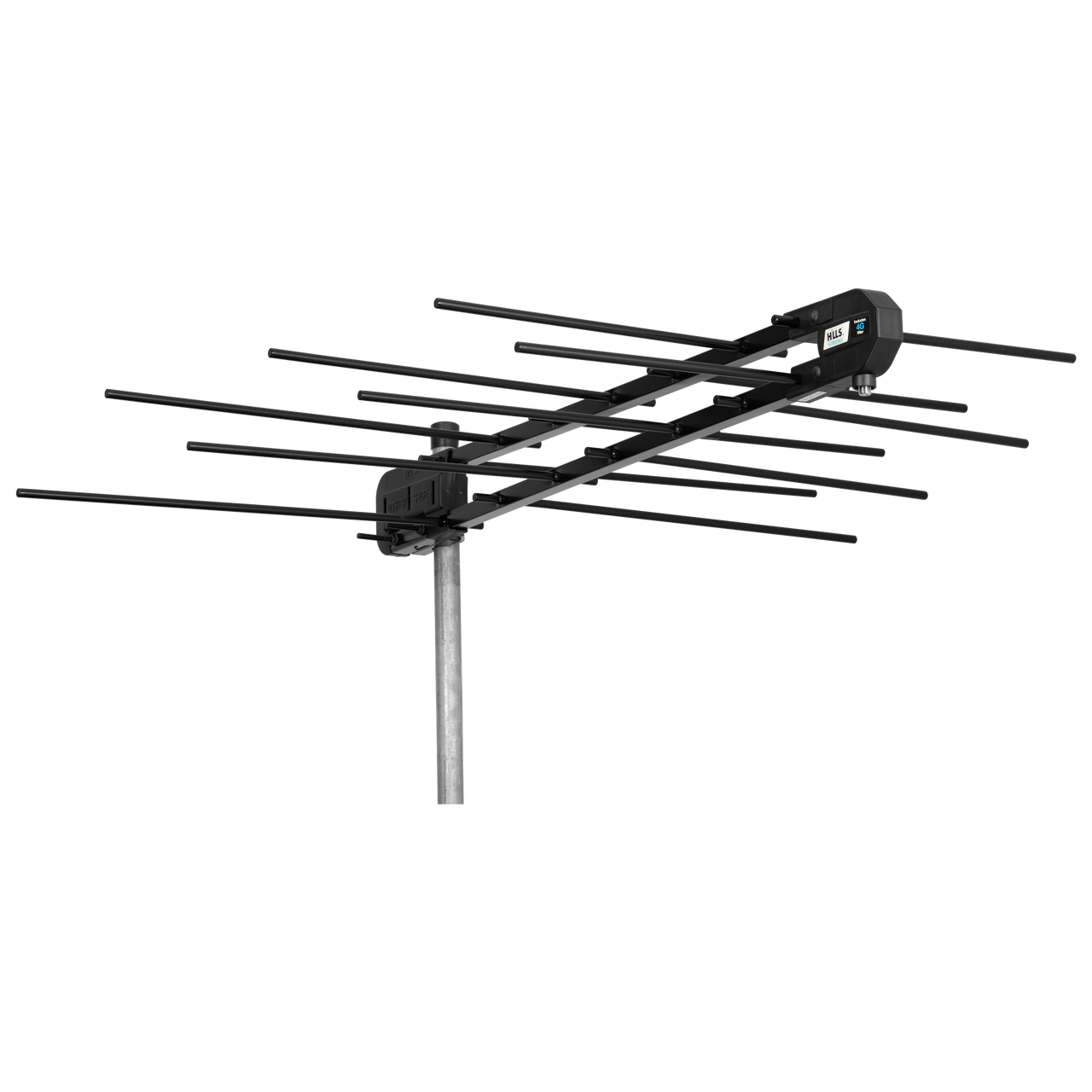 Hills Antenna 01TBV7-4G Tru-Band 7-Element VHF Black Arrow  TV Antenna