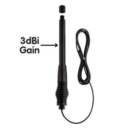 Oricom2-in-1 All-Terrain UHF CB Antenna for Low/High Gain (3dbi/6.5dbi)