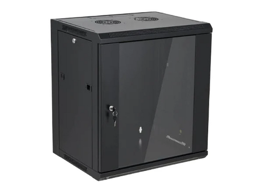 12RU 19" 600mm x 450mm Wall Mount Data Cabinet