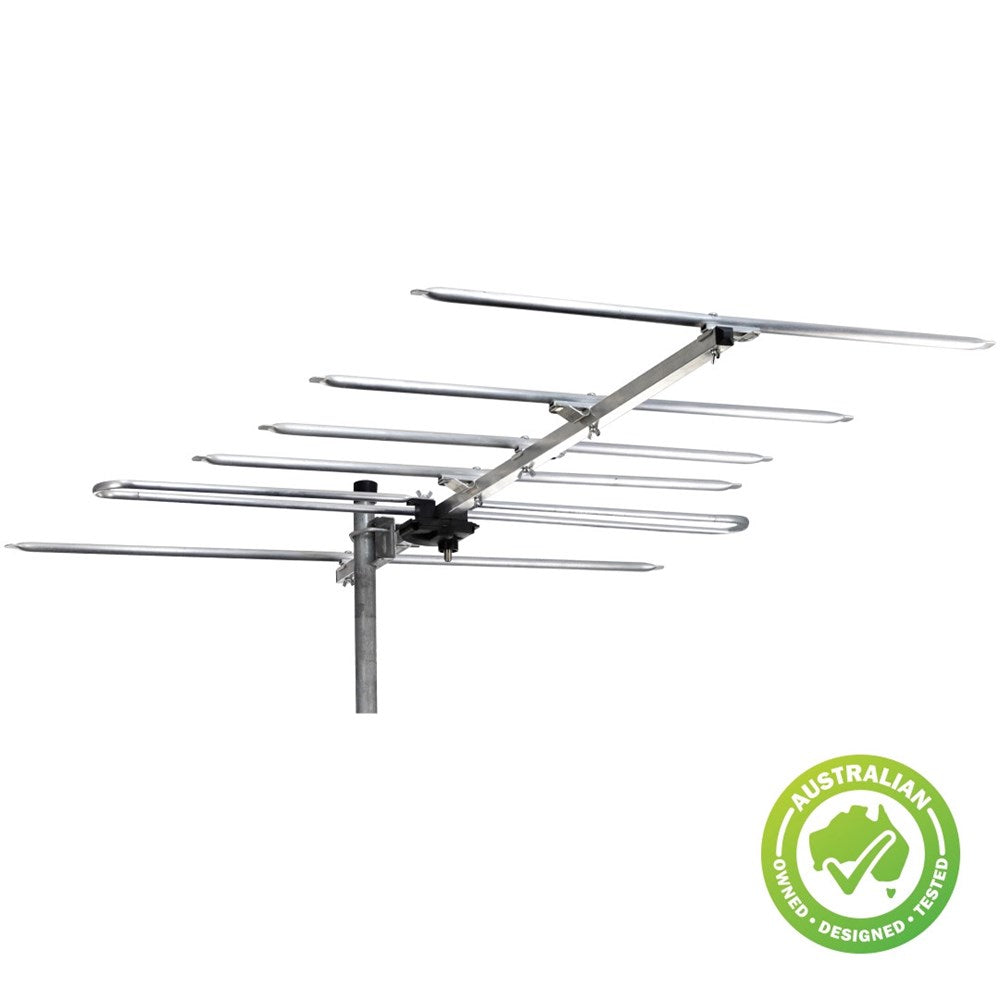 Hills 6-Element VHF Yagi TV Antenna | 01DY6A-4G