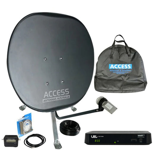 Deluxe Portable Satellite TV Kit