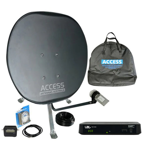 Deluxe Portable VAST Satellite TV Kit suit Caravan and Camping