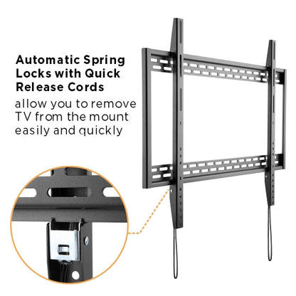Brateck Fixed TV Wall Mount | 60–100" | 100kg – image 2