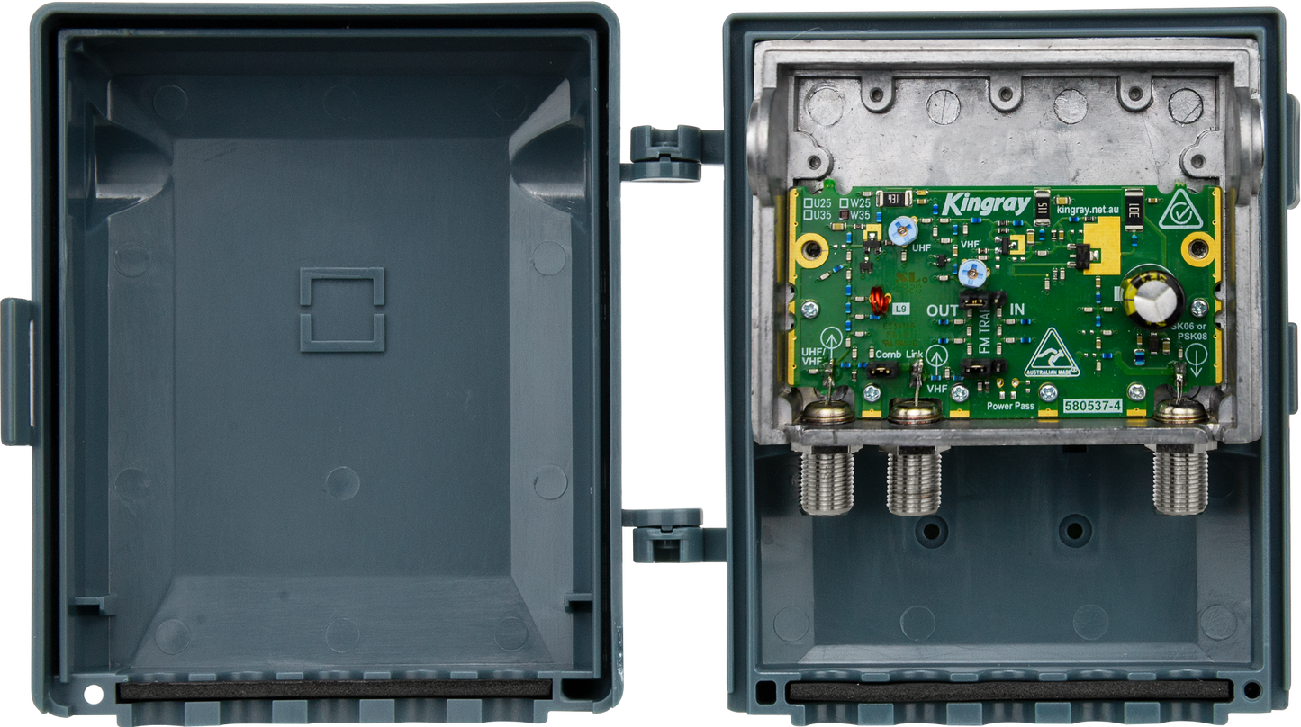 Kingray Amplifier 35db MHW35FS with LTE Filter