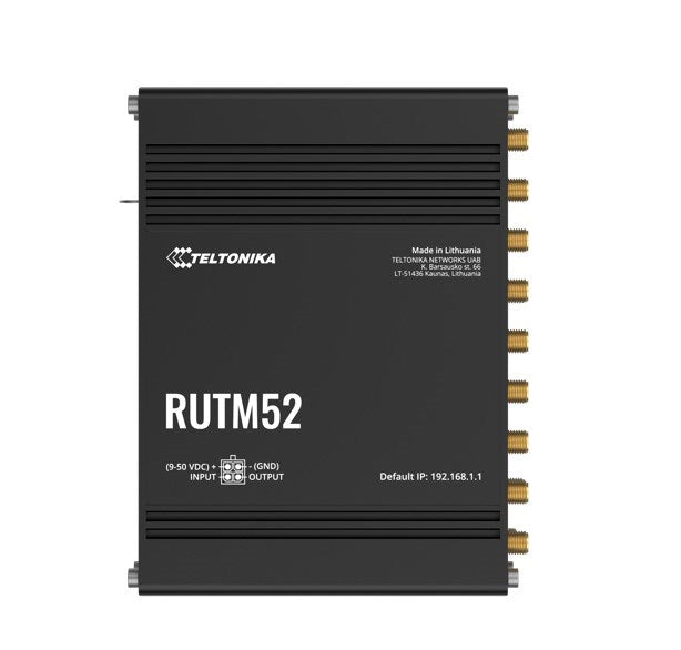 Teltonika RUTM52 Dual 5G Router, 5G dual SIM/ESIM