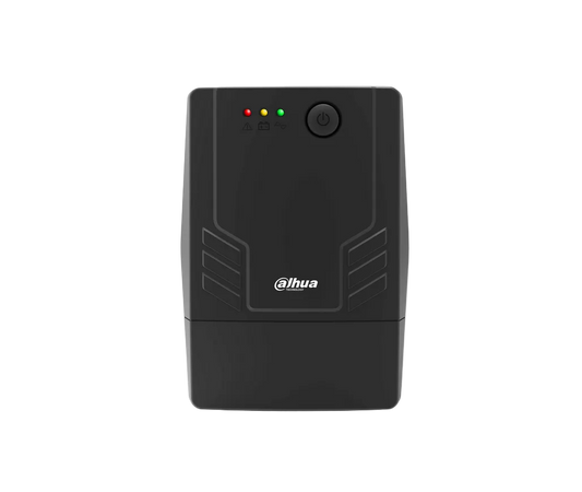 Black Dahua device with visible branding on a white background
