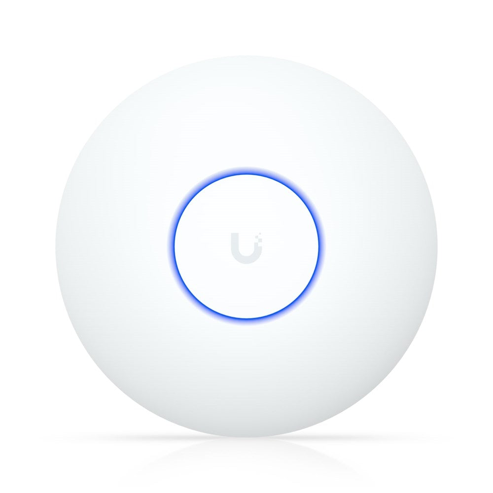 Ubiquiti U7 Lite, Compact, Ceiling-mounted WiFi 7 AP, 4 Spatial Streams, 2.5 GbE Uplink, 115 m² Coverage, 200+ Connected Devices, Power via POE