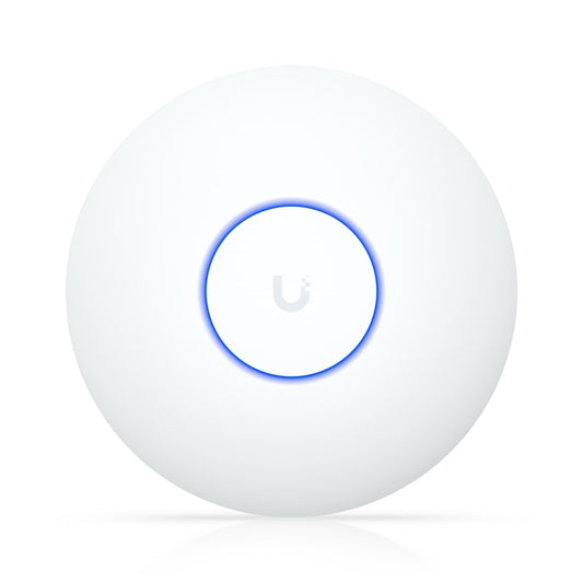 Ubiquiti U7 Lite, Compact, Ceiling-mounted WiFi 7 AP, 4 Spatial Streams, 2.5 GbE Uplink, 115 m² Coverage, 200+ Connected Devices, Power via POE