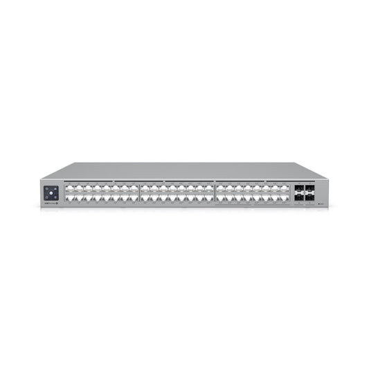 Ubiquiti UniFi Network, Switch, 48-Port, POE 720W, (16) 2.5 GbE ports, 8 PoE+, 8 PoE++, (4) 10G SFP+ Ports