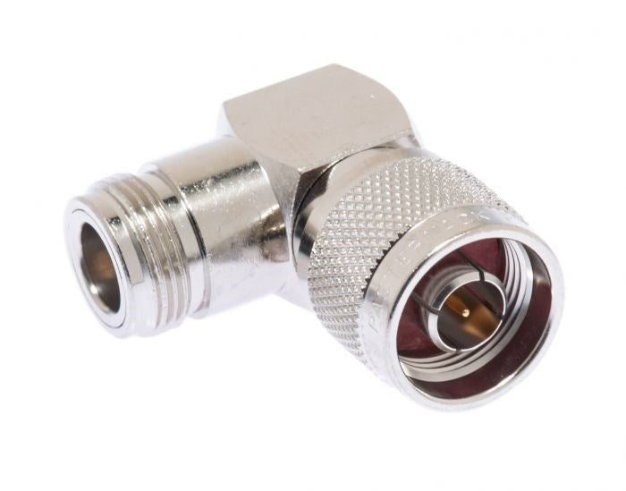 N-Type Male to N-Type Female Right Angle Adapter