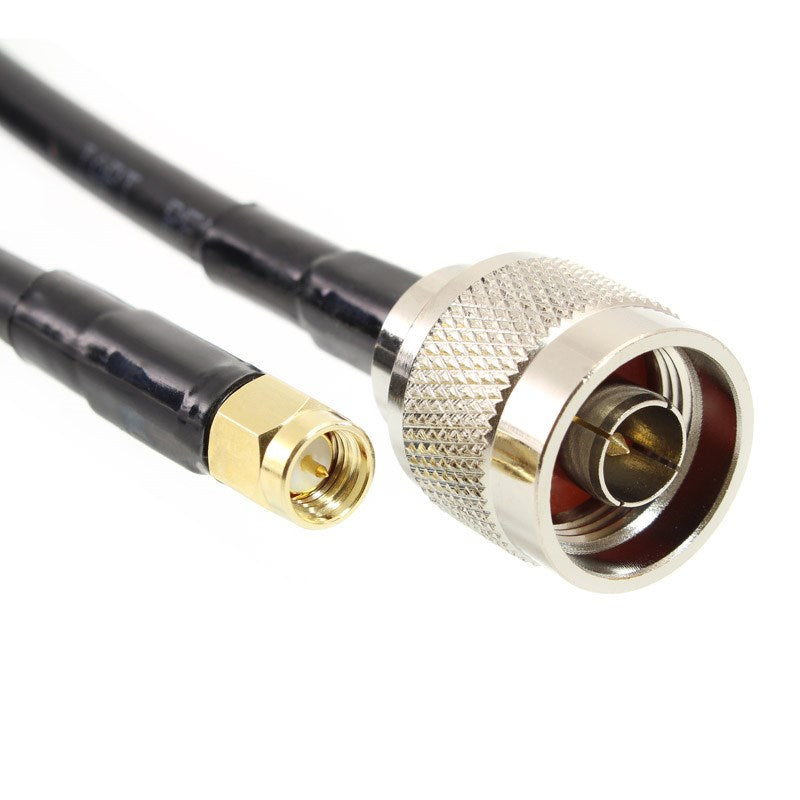 N-Type Male to SMA Male Patch Lead 25cm