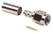 SMA Male Crimp Connector for RG58 and LMR195 — CN1200