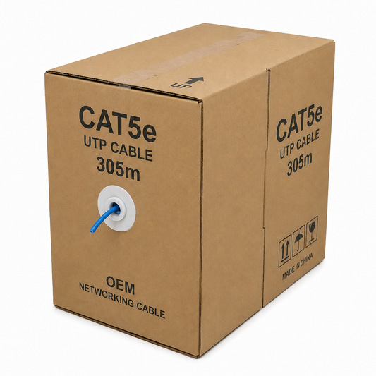 CAT5e Network Cable 305m | Ethernet Cable for CCTV & PoE