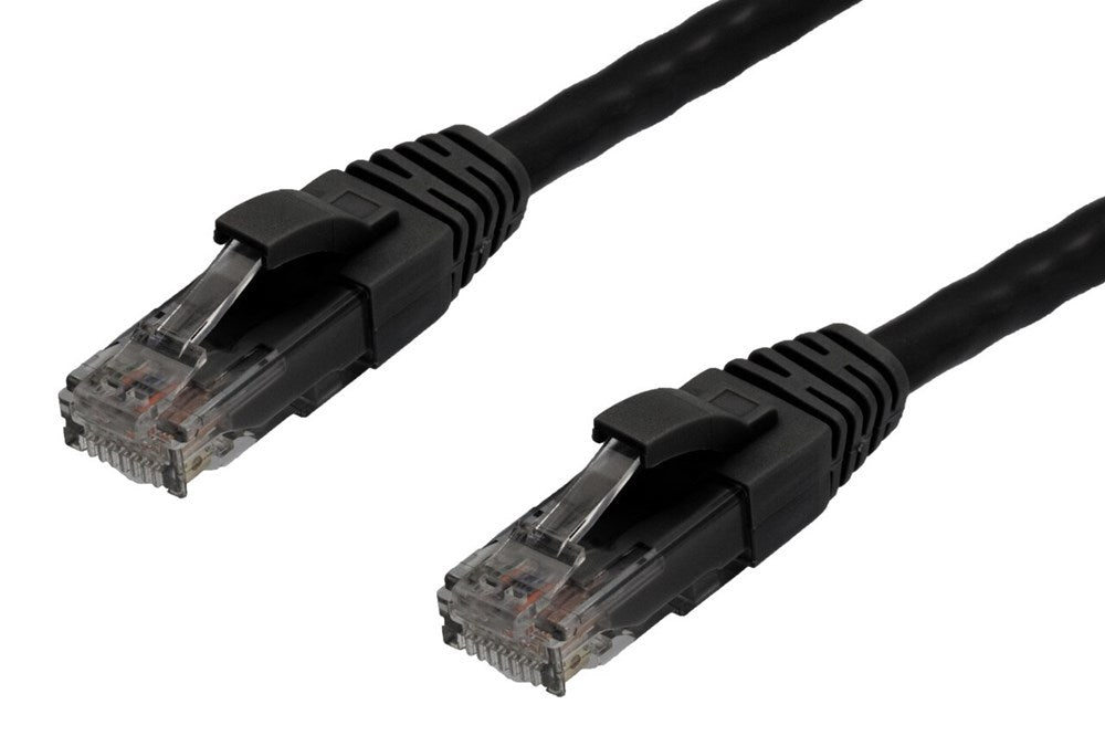 CAT6A UTP Ethernet Patch Cable – Black
