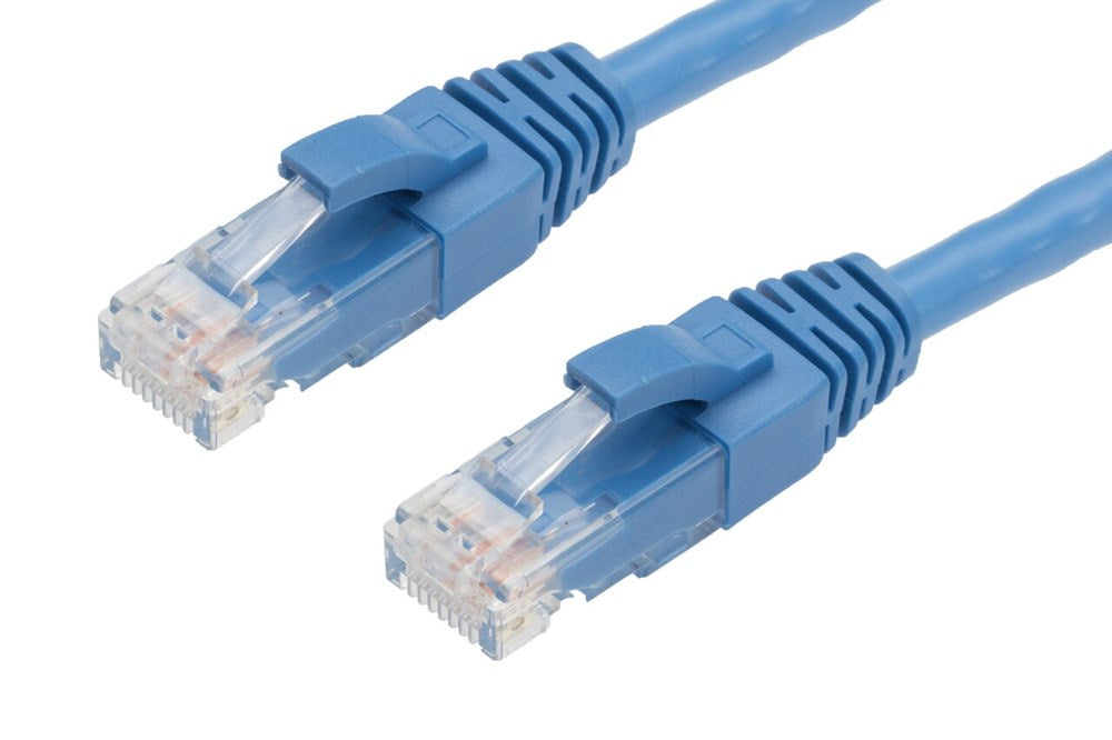 CAT6A UTP Ethernet Patch Cable – Blue – 0.25m