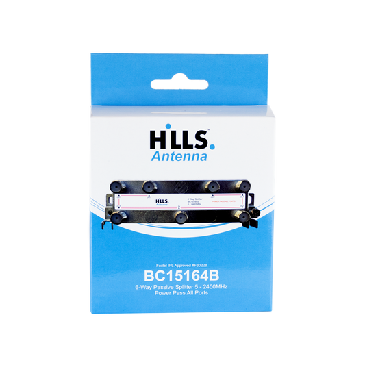 Hills BC15164B 6-Way Satellite Splitter
