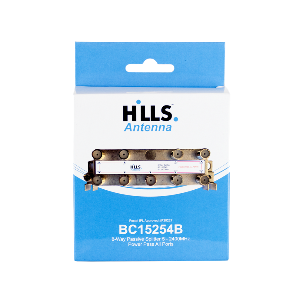 Hills BC15254B 8-Way Satellite Splitter