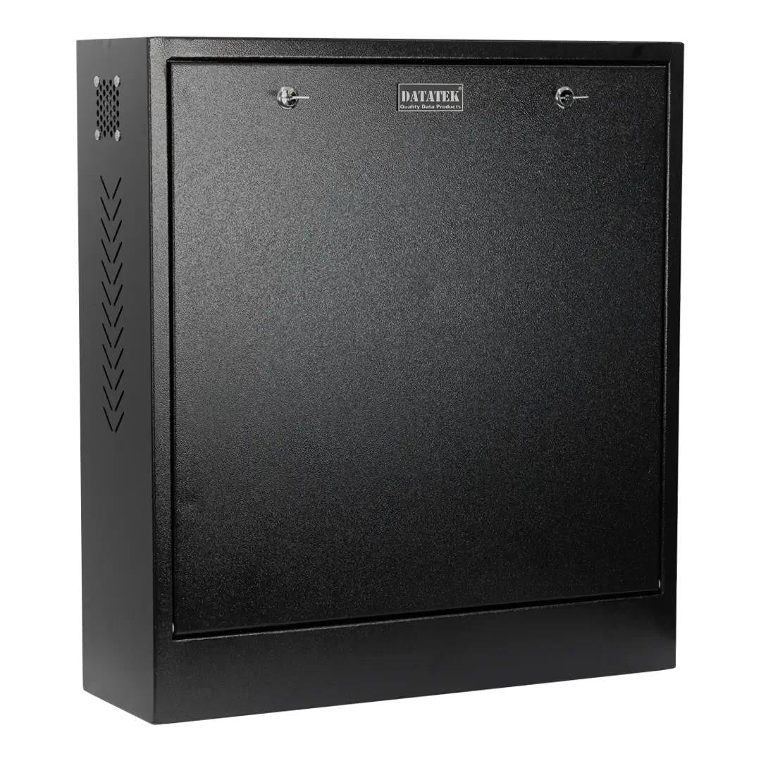 Datatek 24SECCAB-BLK CCTV Security Cabinet | Black
