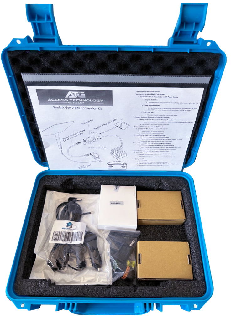 Starlink Gen2 12v Conversion Kit (complete) With Ruijie 12v Router