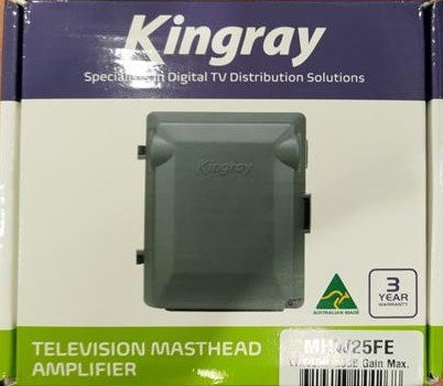 Kingray MHW25FE 25dB VHF/UHF Masthead Amplifier