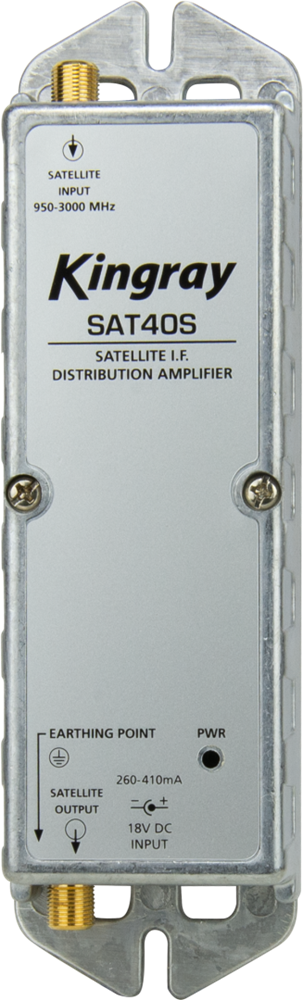 Kingray SAT40S 40dB Satellite Distribution Amplifier