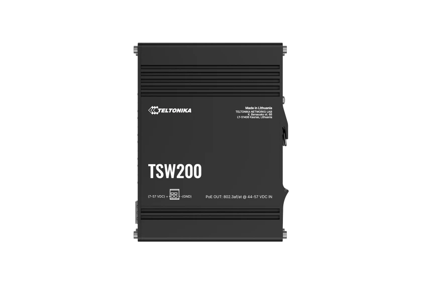 Teltonika TSW200 Industrial PoE+ Ethernet Switch