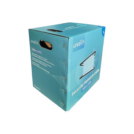 Uniarch CAT6 UTP Network Cable – Blue – 305m