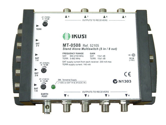 Ikusi MT-0508 5-Input 8-Output Multiswitch