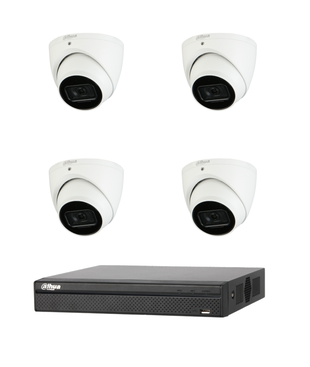 Dahua 6MP 4 Channel Premium CCTV Kit