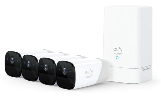 Eufy Security Cam 2 Pro 2K Wireless Home Security System (4 Camera Pack) 4 Channel CCTV kit