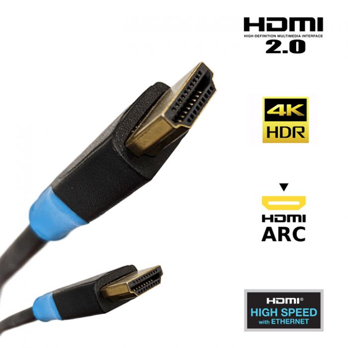 1m HDMI Cable 4K Ultra HD High Speed with Ethernet HEC ARC