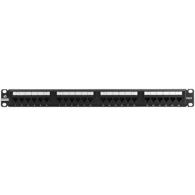 LinkBasic 24 Port Cat6 Patch Panel Rack Mount