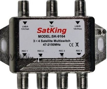 Satking Multiswitch 3 inputs and 4 outputs